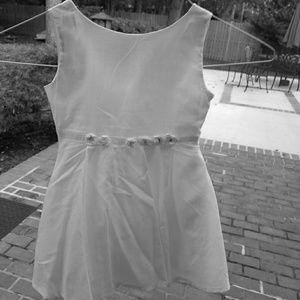 Seed brand white girla dress size 1-2